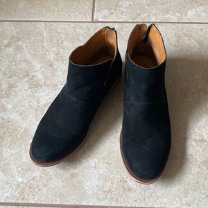 Black Kork-Ease Suede Booties - 7 - “Ryder”